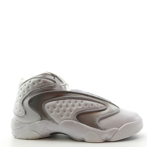 Nike Air Jordan OG White Metallic Silver Women's Size 11 CW0907 100 Mens 9.5 - Picture 1 of 11